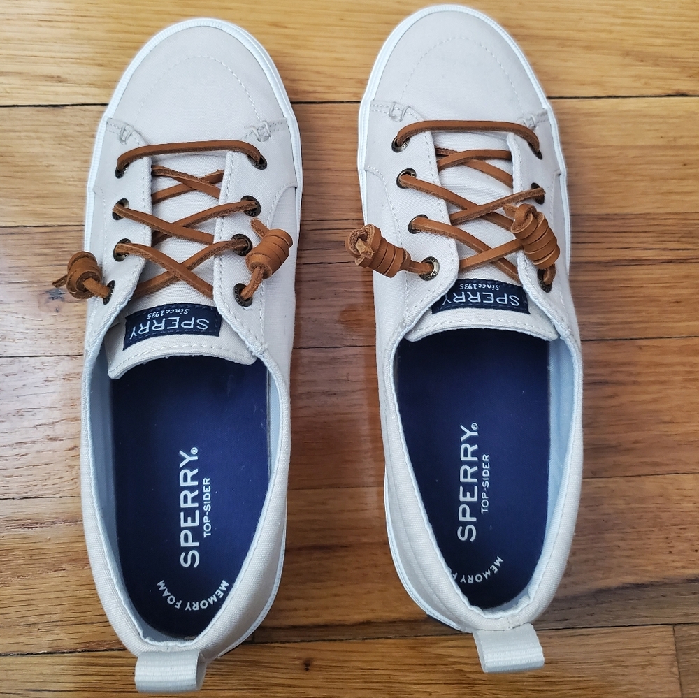 Sperry Womens Crest Vibe Canvas Sneakers Size 7.5 - Picture 3 of 13